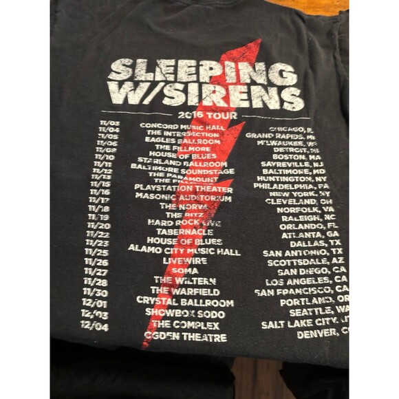 Sleeping with sirens 2016 shirt - Picture 2 of 2